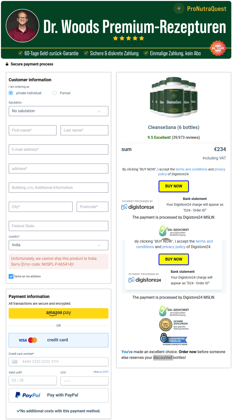 CleanseSana Discount