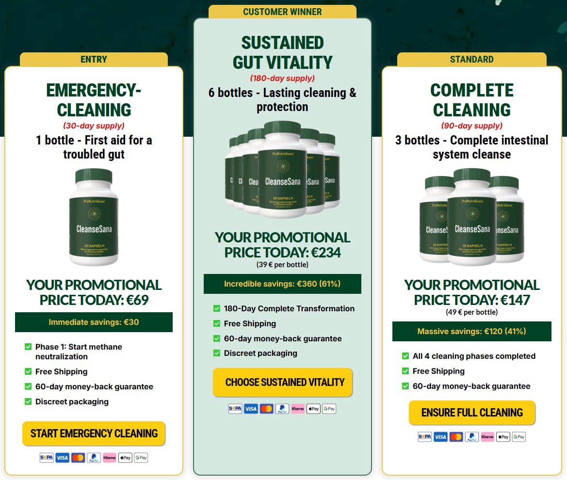 CleanseSana Guts Health Probiotics